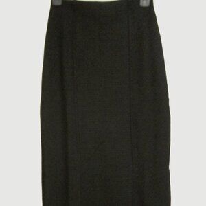 NWT BAND OF THE FREE B.O.G Midi Pencil Skirt Black Ribbed Elastic Waist-Small
